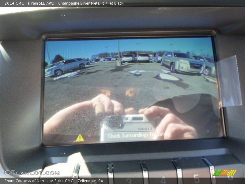Champagne Silver Metallic / Jet Black 2014 GMC Terrain SLE AWD