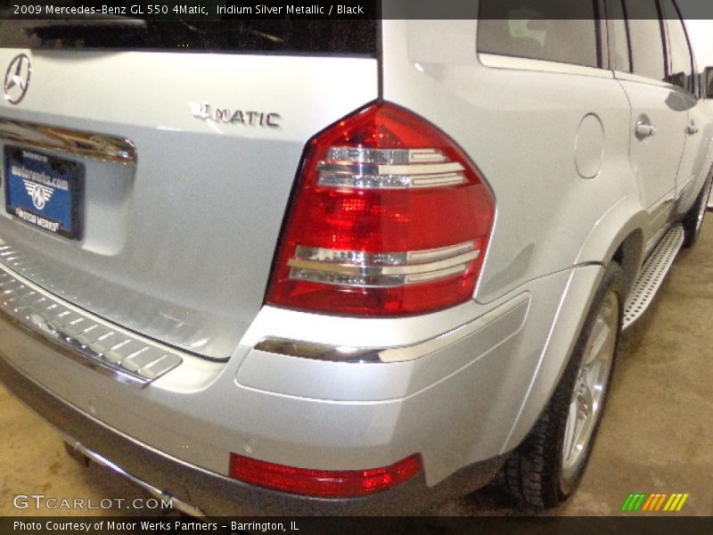 Iridium Silver Metallic / Black 2009 Mercedes-Benz GL 550 4Matic