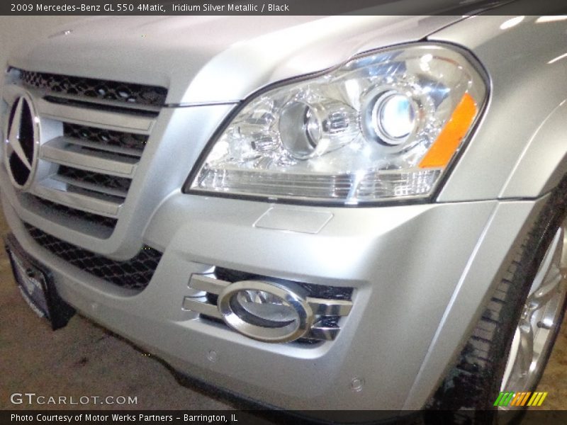 Iridium Silver Metallic / Black 2009 Mercedes-Benz GL 550 4Matic