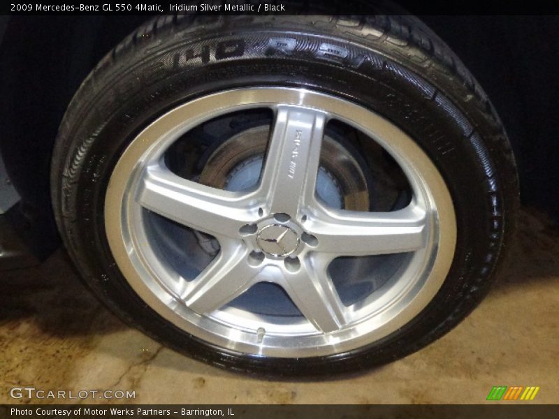 Iridium Silver Metallic / Black 2009 Mercedes-Benz GL 550 4Matic