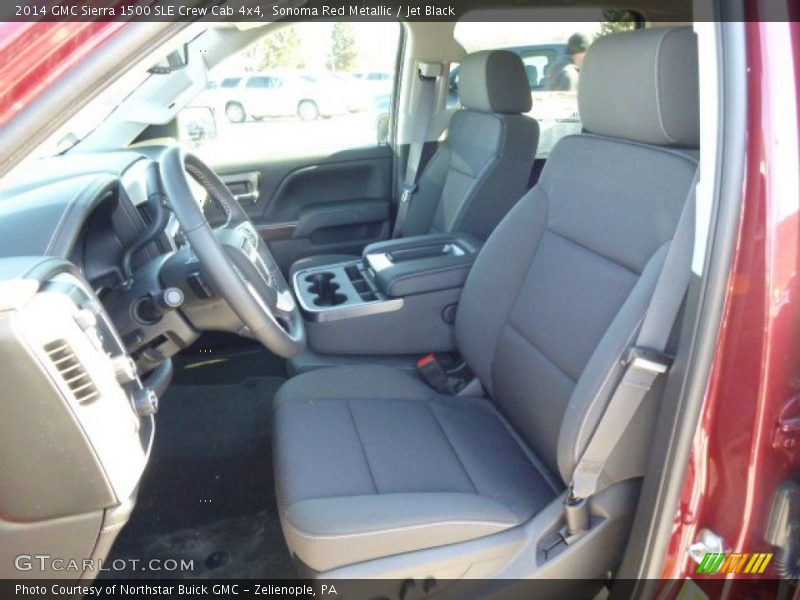 Sonoma Red Metallic / Jet Black 2014 GMC Sierra 1500 SLE Crew Cab 4x4