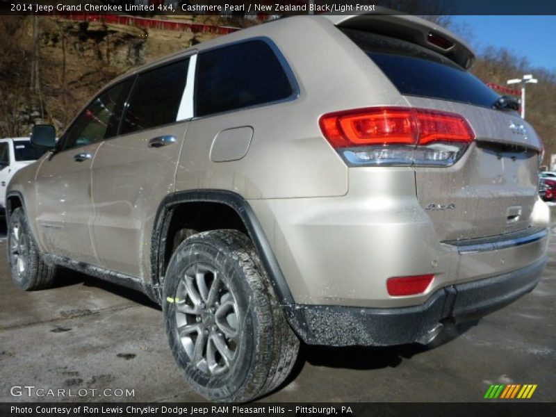 Cashmere Pearl / New Zealand Black/Light Frost 2014 Jeep Grand Cherokee Limited 4x4