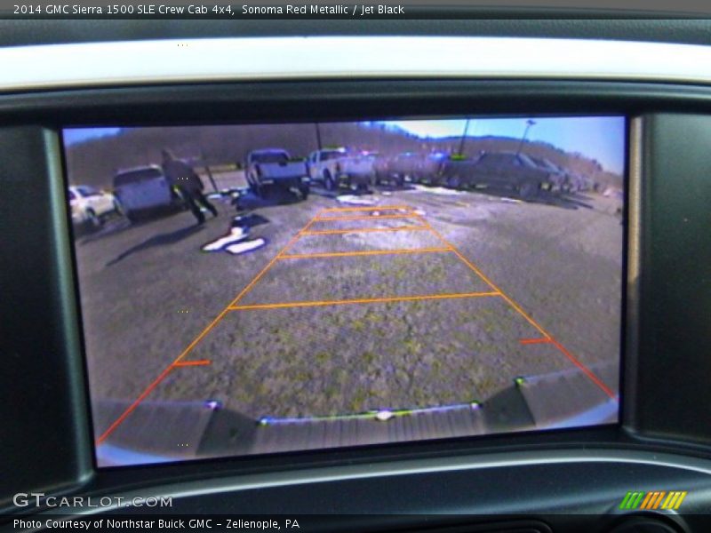 Sonoma Red Metallic / Jet Black 2014 GMC Sierra 1500 SLE Crew Cab 4x4