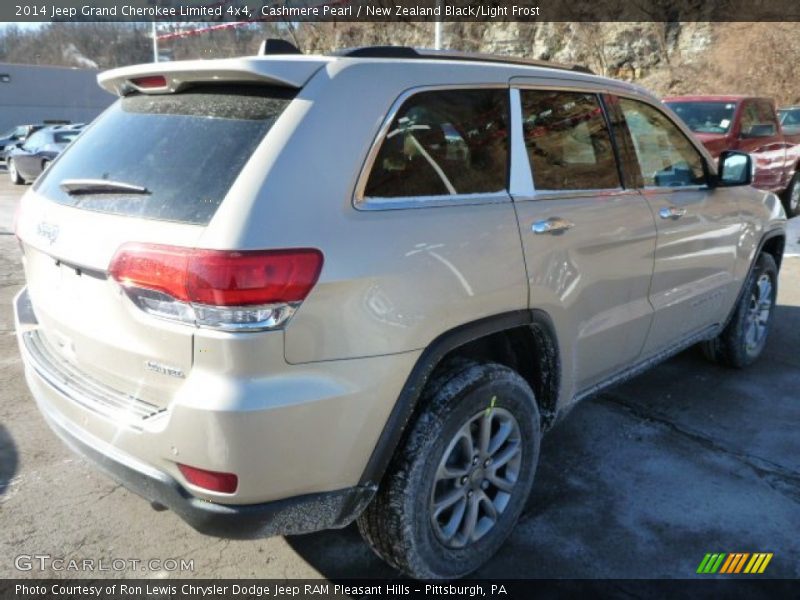 Cashmere Pearl / New Zealand Black/Light Frost 2014 Jeep Grand Cherokee Limited 4x4