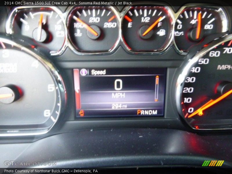 Sonoma Red Metallic / Jet Black 2014 GMC Sierra 1500 SLE Crew Cab 4x4