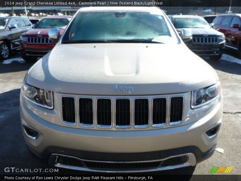 Cashmere Pearl / New Zealand Black/Light Frost 2014 Jeep Grand Cherokee Limited 4x4