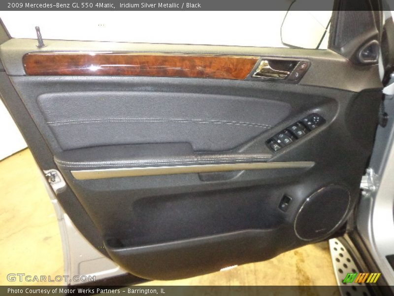Iridium Silver Metallic / Black 2009 Mercedes-Benz GL 550 4Matic