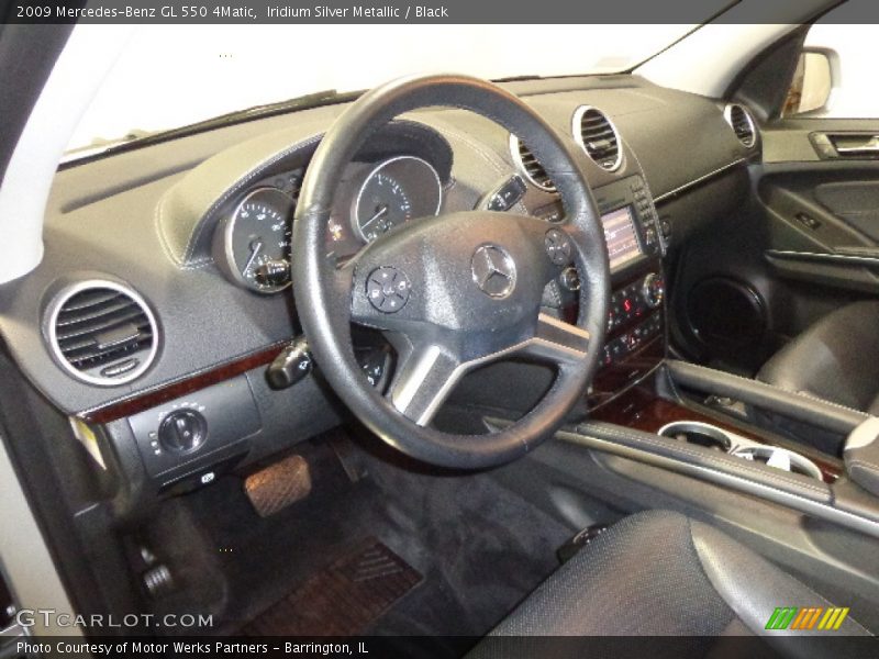 Iridium Silver Metallic / Black 2009 Mercedes-Benz GL 550 4Matic
