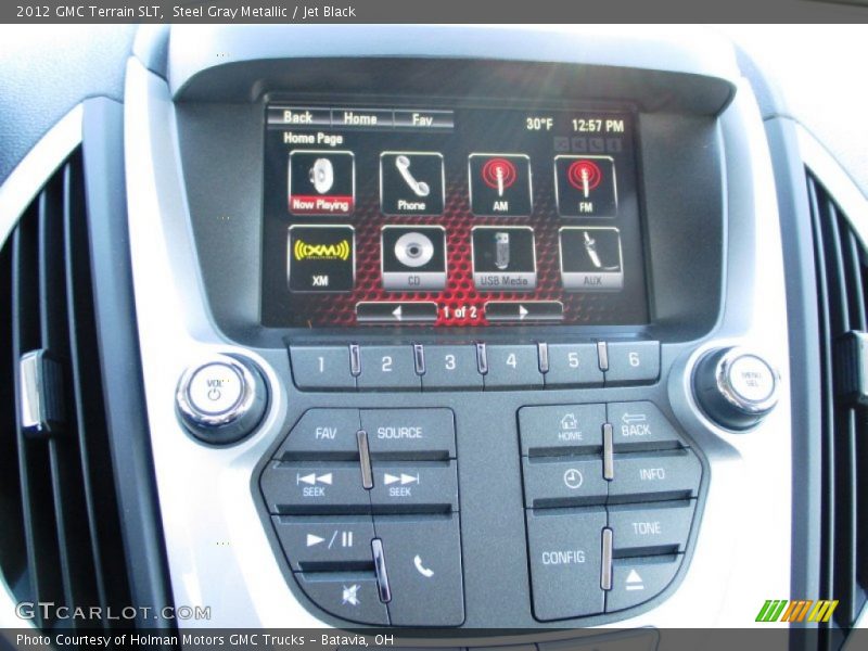 Steel Gray Metallic / Jet Black 2012 GMC Terrain SLT