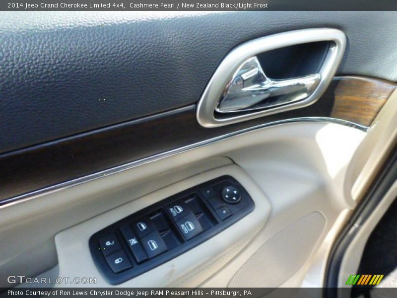 Cashmere Pearl / New Zealand Black/Light Frost 2014 Jeep Grand Cherokee Limited 4x4