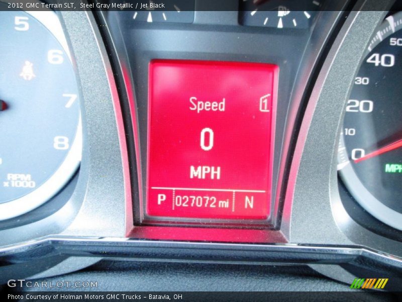 Steel Gray Metallic / Jet Black 2012 GMC Terrain SLT