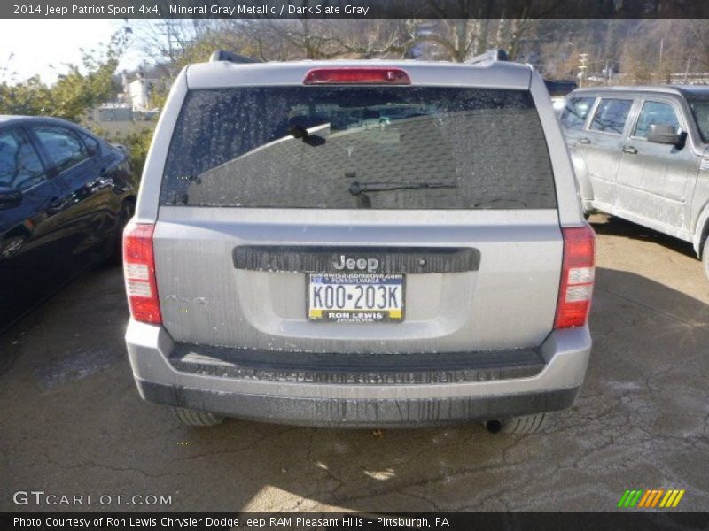 Mineral Gray Metallic / Dark Slate Gray 2014 Jeep Patriot Sport 4x4