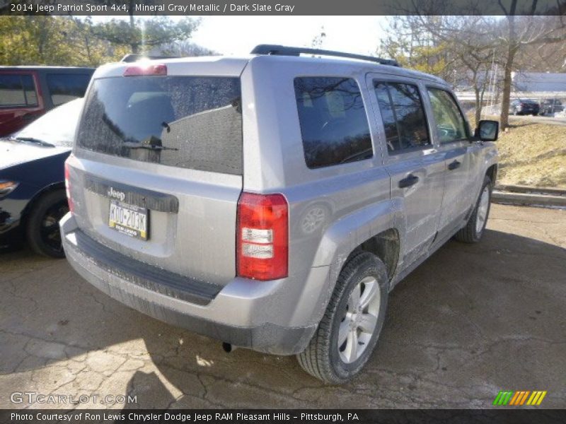 Mineral Gray Metallic / Dark Slate Gray 2014 Jeep Patriot Sport 4x4