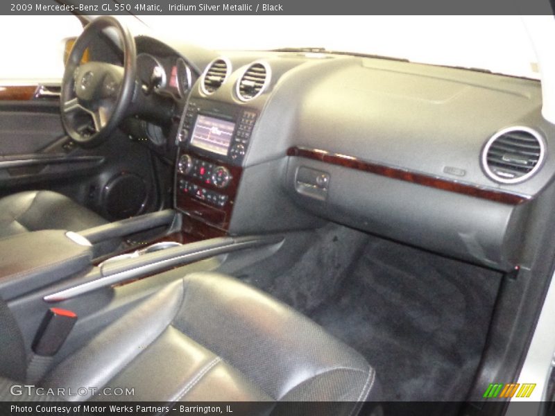 Iridium Silver Metallic / Black 2009 Mercedes-Benz GL 550 4Matic
