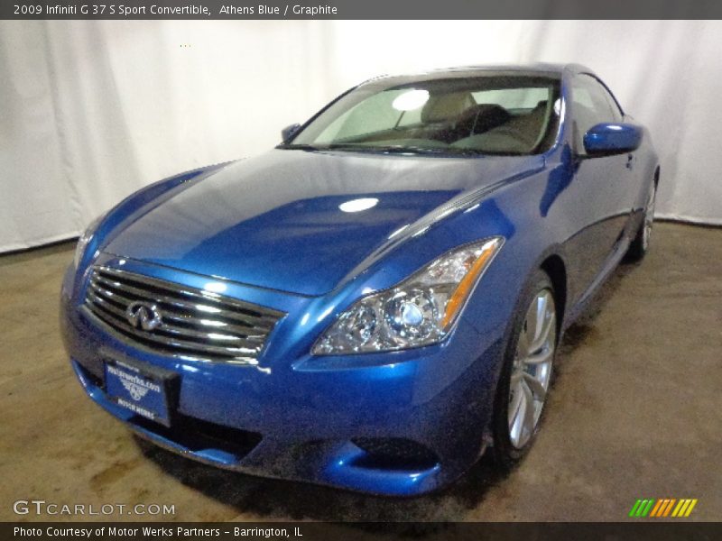 Athens Blue / Graphite 2009 Infiniti G 37 S Sport Convertible