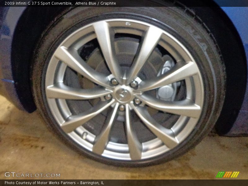 Athens Blue / Graphite 2009 Infiniti G 37 S Sport Convertible