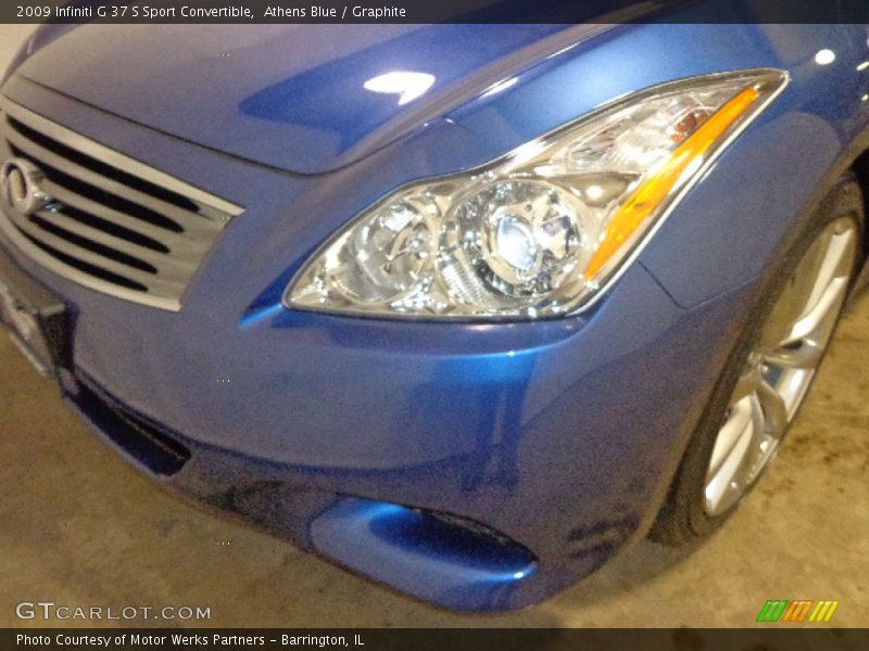 Athens Blue / Graphite 2009 Infiniti G 37 S Sport Convertible