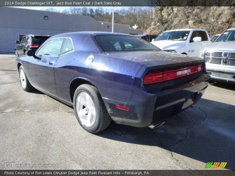 Jazz Blue Pearl Coat / Dark Slate Gray 2014 Dodge Challenger SXT