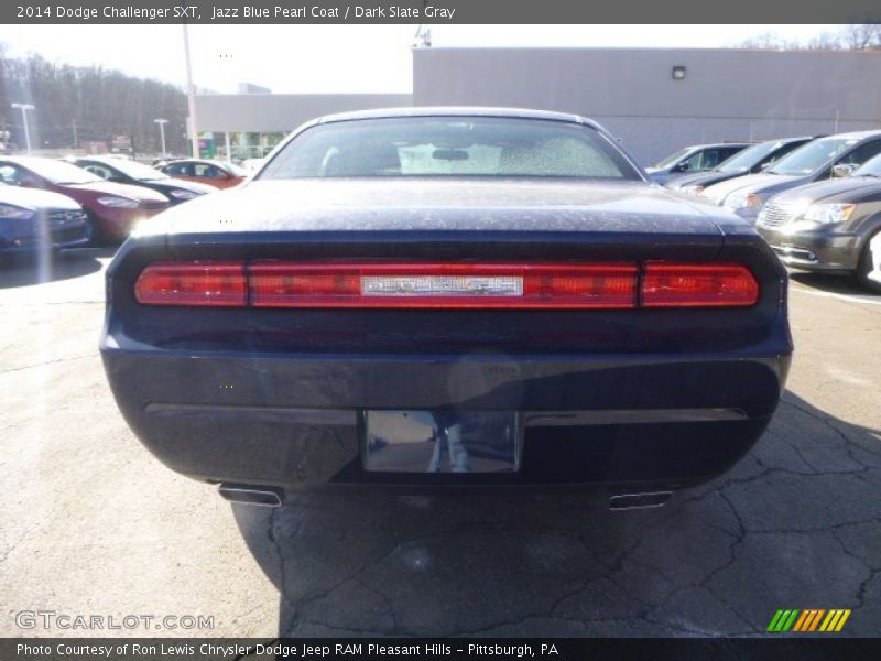 Jazz Blue Pearl Coat / Dark Slate Gray 2014 Dodge Challenger SXT