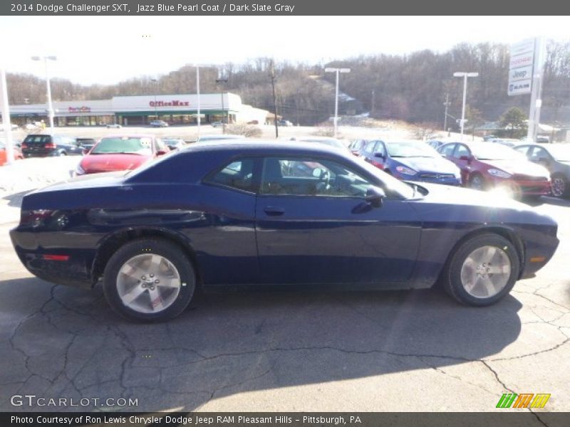 Jazz Blue Pearl Coat / Dark Slate Gray 2014 Dodge Challenger SXT