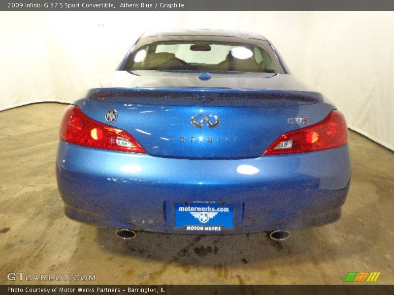 Athens Blue / Graphite 2009 Infiniti G 37 S Sport Convertible