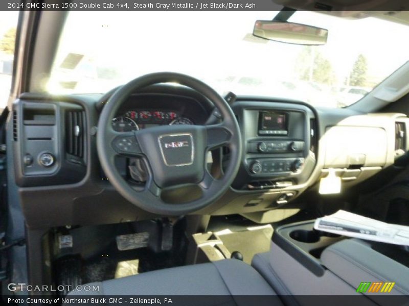 Stealth Gray Metallic / Jet Black/Dark Ash 2014 GMC Sierra 1500 Double Cab 4x4