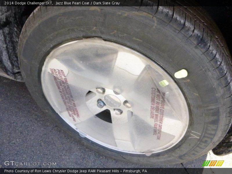 Jazz Blue Pearl Coat / Dark Slate Gray 2014 Dodge Challenger SXT