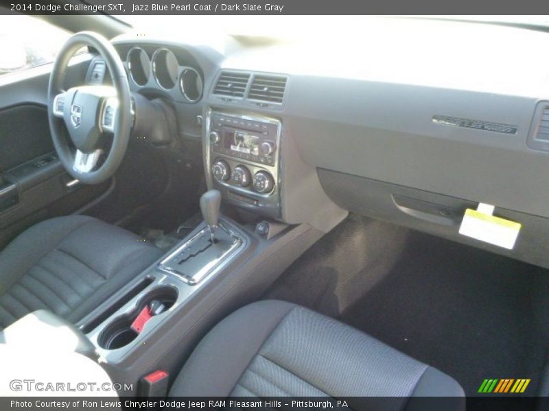 Jazz Blue Pearl Coat / Dark Slate Gray 2014 Dodge Challenger SXT