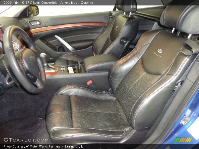 Athens Blue / Graphite 2009 Infiniti G 37 S Sport Convertible