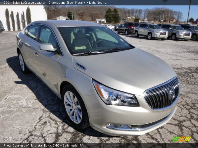 Champagne Silver Metallic / Light Neutral 2014 Buick LaCrosse Leather