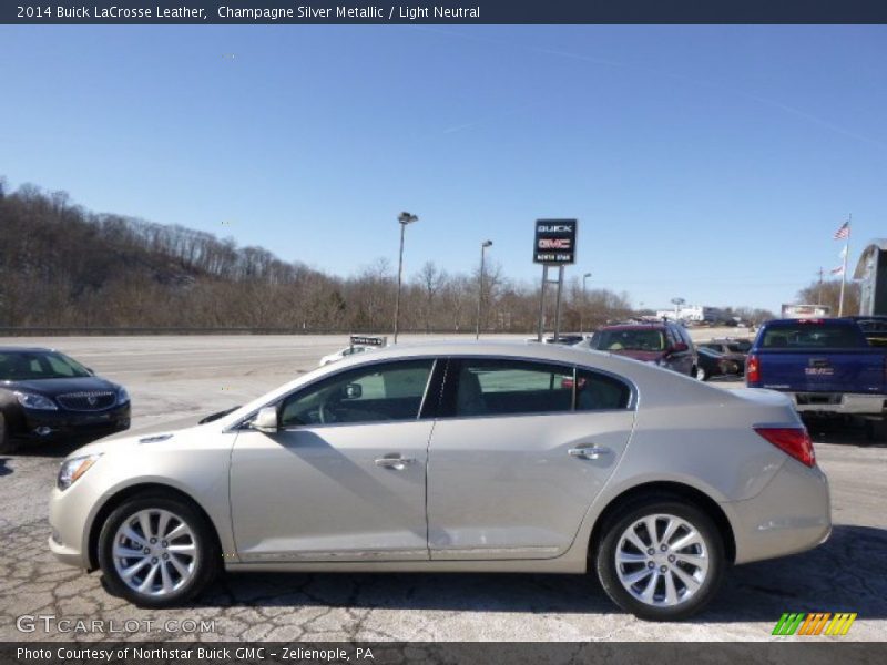 Champagne Silver Metallic / Light Neutral 2014 Buick LaCrosse Leather