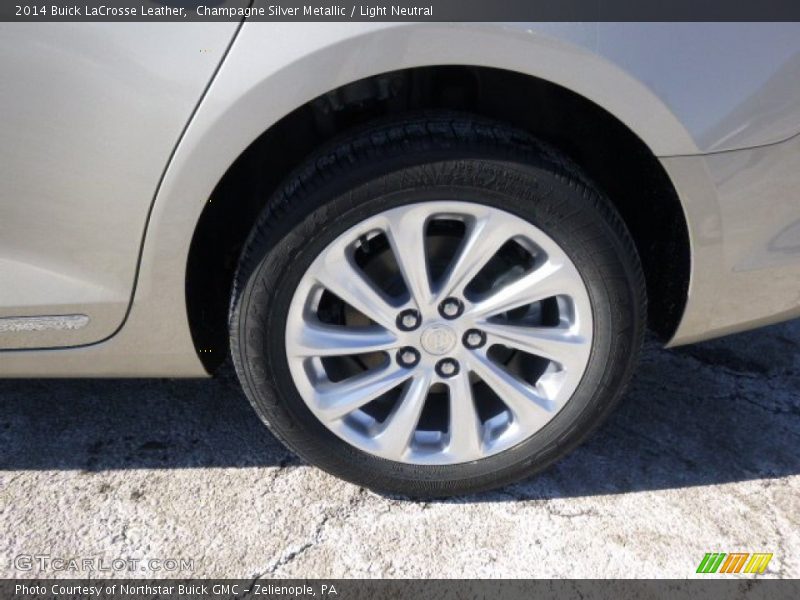 Champagne Silver Metallic / Light Neutral 2014 Buick LaCrosse Leather