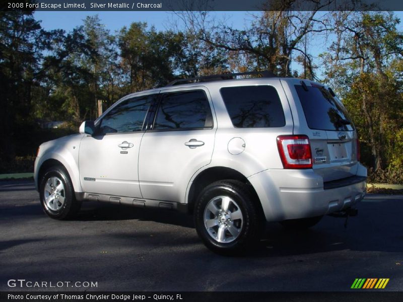 Silver Metallic / Charcoal 2008 Ford Escape Limited