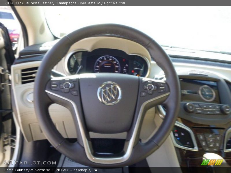 Champagne Silver Metallic / Light Neutral 2014 Buick LaCrosse Leather
