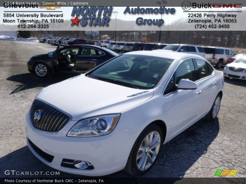 Summit White / Cashmere 2014 Buick Verano