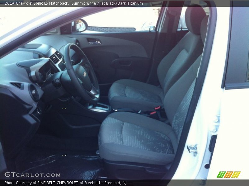 Summit White / Jet Black/Dark Titanium 2014 Chevrolet Sonic LS Hatchback