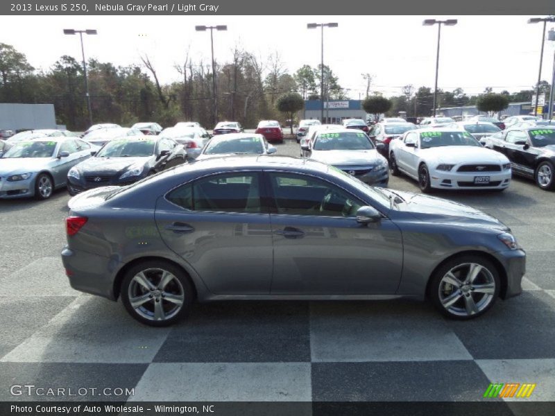 Nebula Gray Pearl / Light Gray 2013 Lexus IS 250