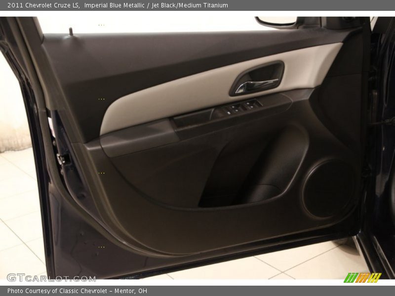 Imperial Blue Metallic / Jet Black/Medium Titanium 2011 Chevrolet Cruze LS