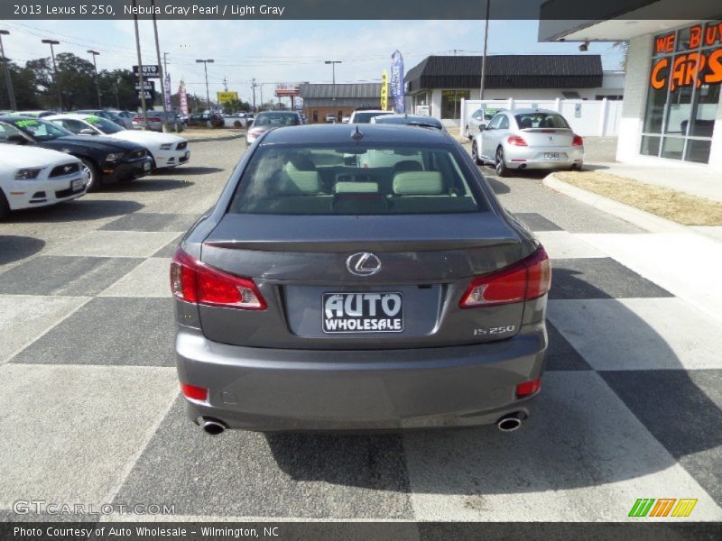Nebula Gray Pearl / Light Gray 2013 Lexus IS 250