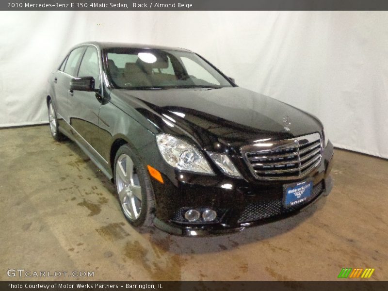 Black / Almond Beige 2010 Mercedes-Benz E 350 4Matic Sedan