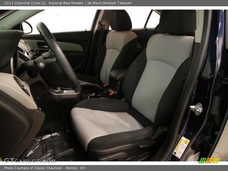 Imperial Blue Metallic / Jet Black/Medium Titanium 2011 Chevrolet Cruze LS