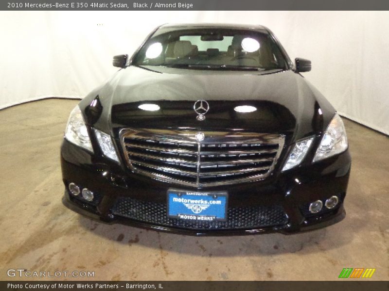 Black / Almond Beige 2010 Mercedes-Benz E 350 4Matic Sedan