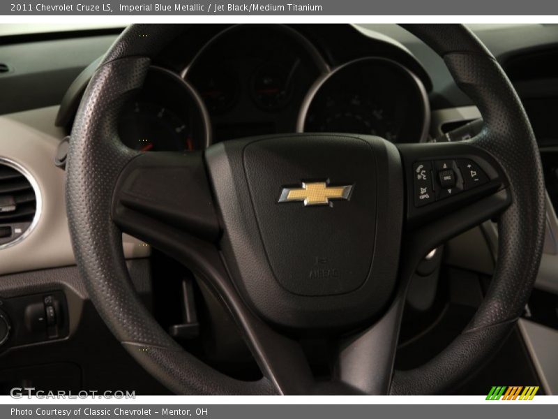 Imperial Blue Metallic / Jet Black/Medium Titanium 2011 Chevrolet Cruze LS