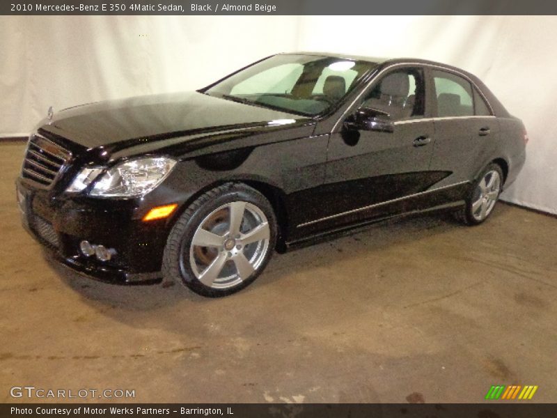 Black / Almond Beige 2010 Mercedes-Benz E 350 4Matic Sedan