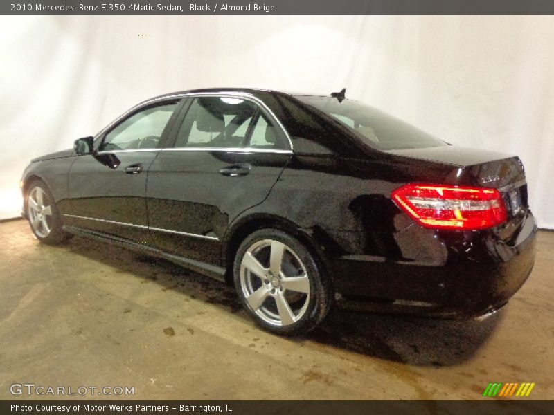 Black / Almond Beige 2010 Mercedes-Benz E 350 4Matic Sedan