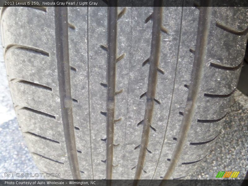 Nebula Gray Pearl / Light Gray 2013 Lexus IS 250