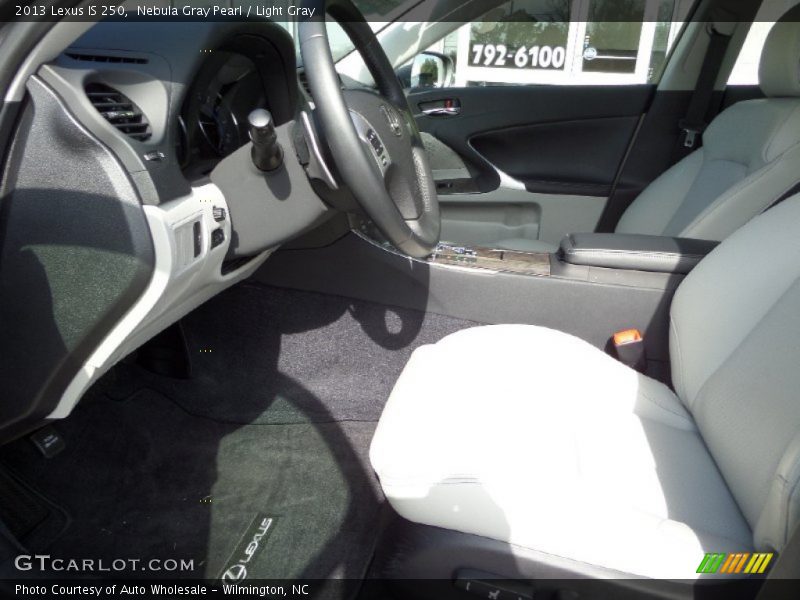 Nebula Gray Pearl / Light Gray 2013 Lexus IS 250