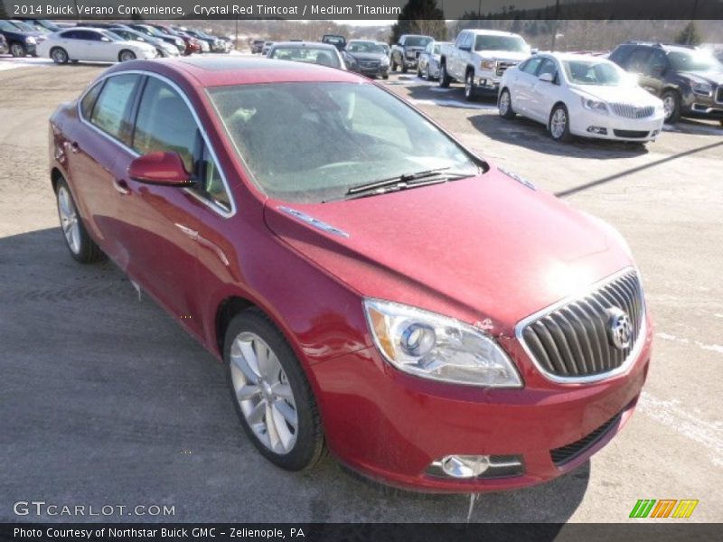 Crystal Red Tintcoat / Medium Titanium 2014 Buick Verano Convenience