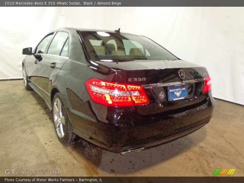 Black / Almond Beige 2010 Mercedes-Benz E 350 4Matic Sedan