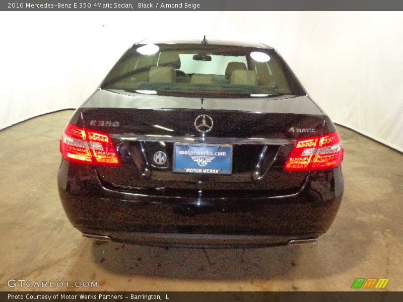 Black / Almond Beige 2010 Mercedes-Benz E 350 4Matic Sedan